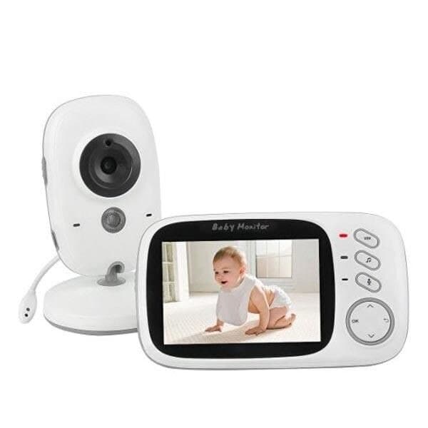 Baby Monitor si Camera Audio-Video Wireless Pentru Supraveghere Bebe, "LikeSmart SpyBaby™", Ecran HD XXL 3.2 Inch LCD, Senzor Sunet, Mod Vedere Nocturna Infrarosu, Talk-Back, Monitorizare Temperatura, Cantece de Leagan + Suzete Cadou — imaginea 3