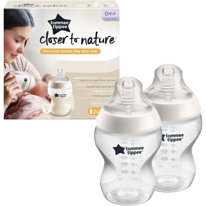 Biberon Tommee Tippee PP, 2 buc, 260 ml