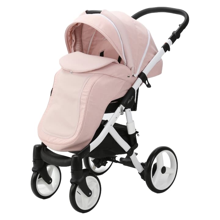 Carucior 3 in 1 Adamex Barletta Y813, Powder Pink — imaginea 2
