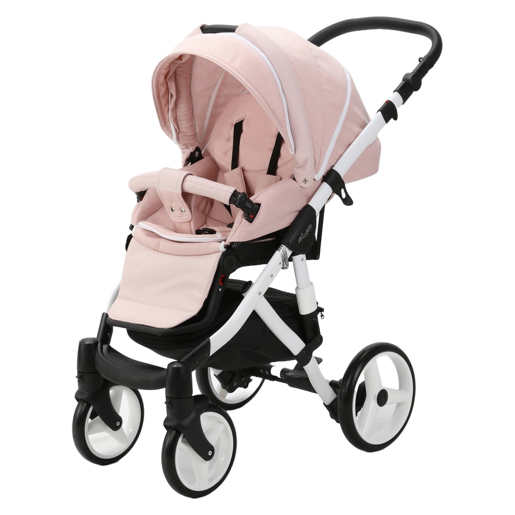 Carucior 3 in 1 Adamex Barletta Y813, Powder Pink — imaginea 5