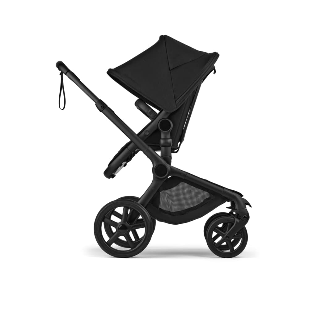 Carucior Bugaboo Fox 5 Renew Black Heritage Black 2 in 1, 0 - 22 kg, pliabil, Negru — imaginea 2