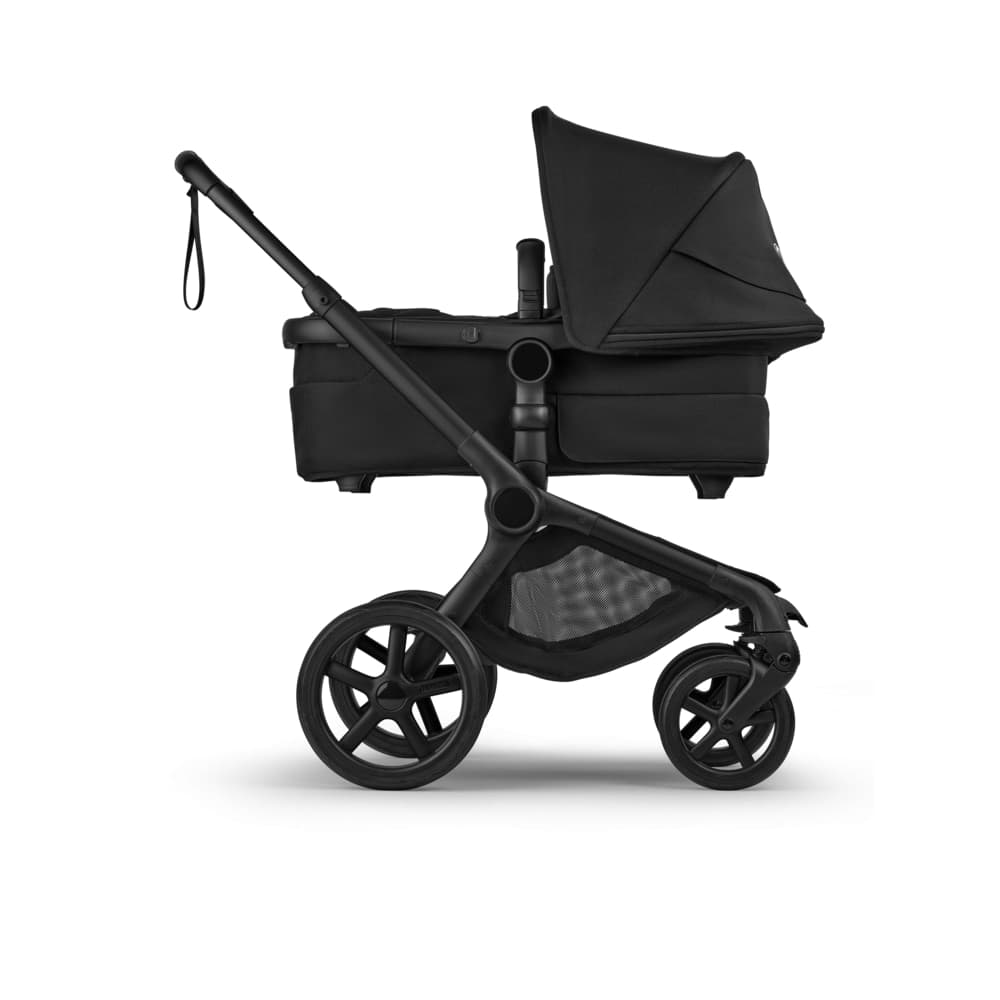 Carucior Bugaboo Fox 5 Renew Black Heritage Black 2 in 1, 0 - 22 kg, pliabil, Negru — imaginea 3