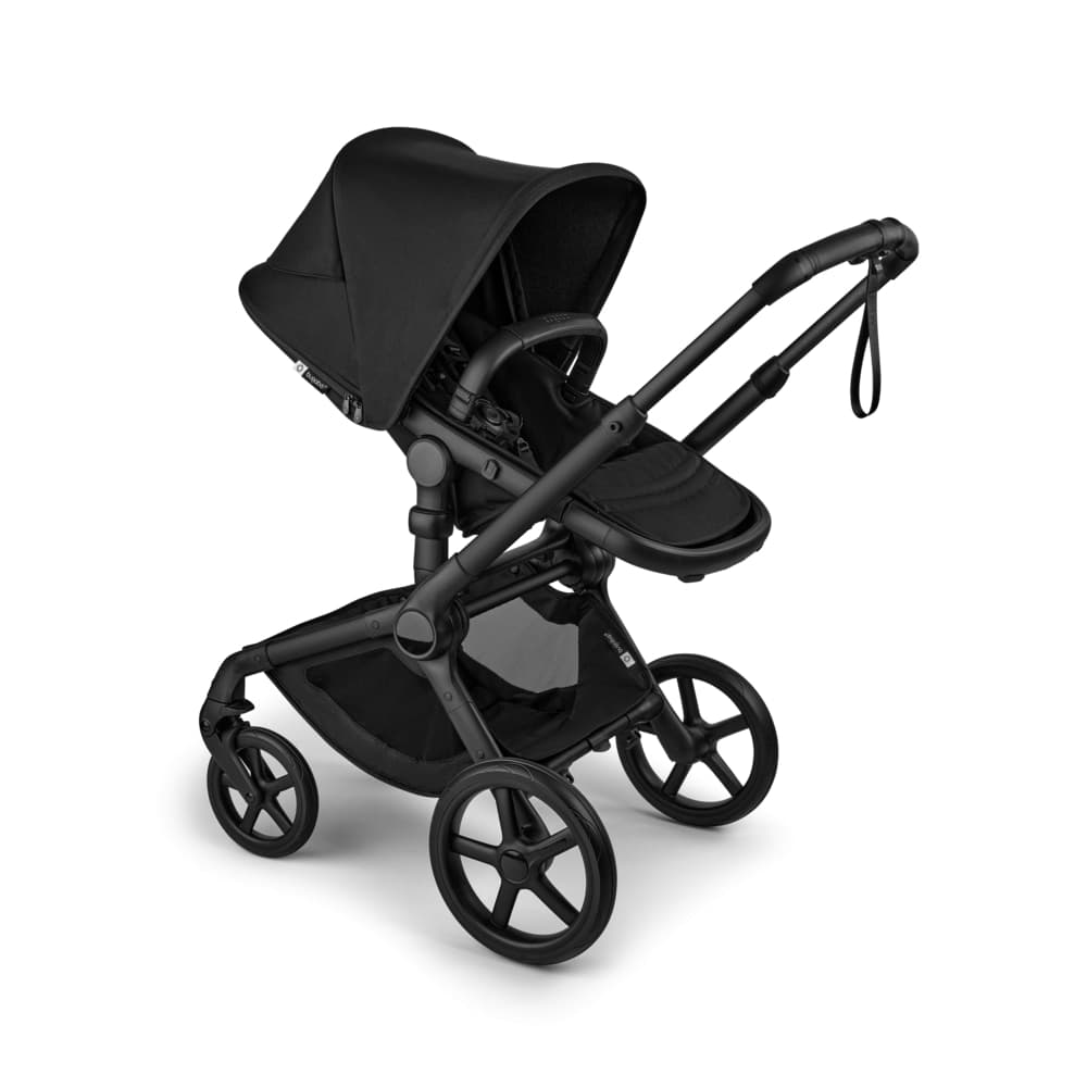 Carucior Bugaboo Fox 5 Renew Black Heritage Black 2 in 1, 0 - 22 kg, pliabil, Negru — imaginea 5
