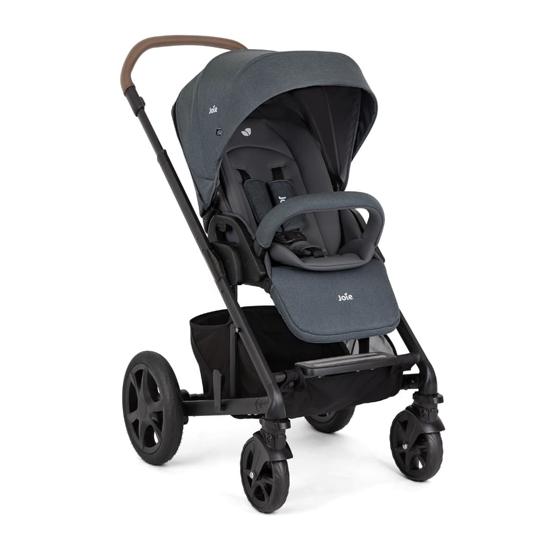 Carucior pentru copii multifunctional 3 in 1 Chrome Dlx Moonlight (Carucior Chrome DLX + Landou Moonlight + Scoica i-Snug Moonlight), Joie — imaginea 3