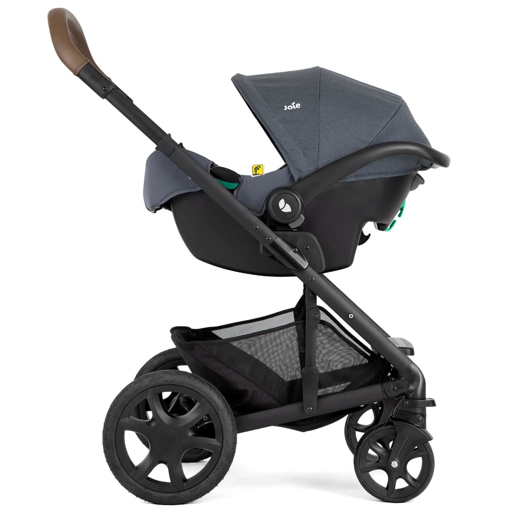 Carucior pentru copii multifunctional 3 in 1 Chrome Dlx Moonlight (Carucior Chrome DLX + Landou Moonlight + Scoica i-Snug Moonlight), Joie — imaginea 4