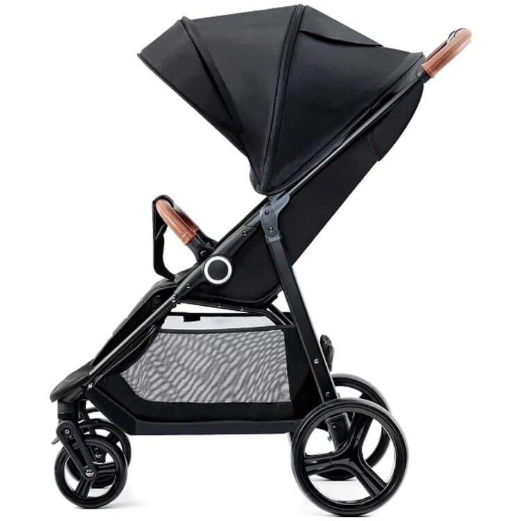 Carucior sport, ultra compact, Kinderkraft Grande Plus, 0-22 kg, negru — imaginea 3