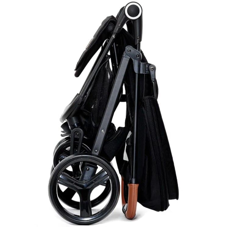 Carucior sport, ultra compact, Kinderkraft Grande Plus, 0-22 kg, negru — imaginea 4