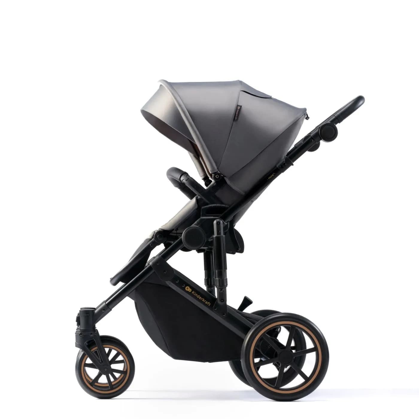 Carucior 3 in 1 Kinderkraft prime 2 3in1 mink pro grey — imaginea 3