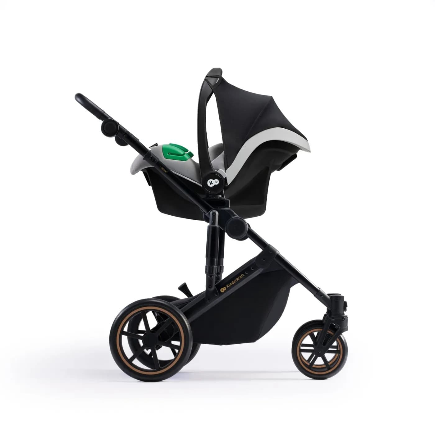 Carucior 3 in 1 Kinderkraft prime 2 3in1 mink pro grey — imaginea 4