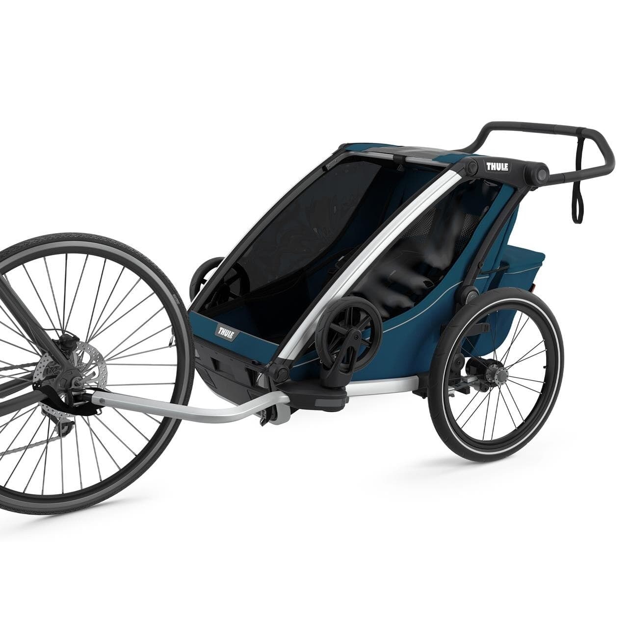 Carucior multisport Thule Chariot Cross 2, Majolica Blue — imaginea 3