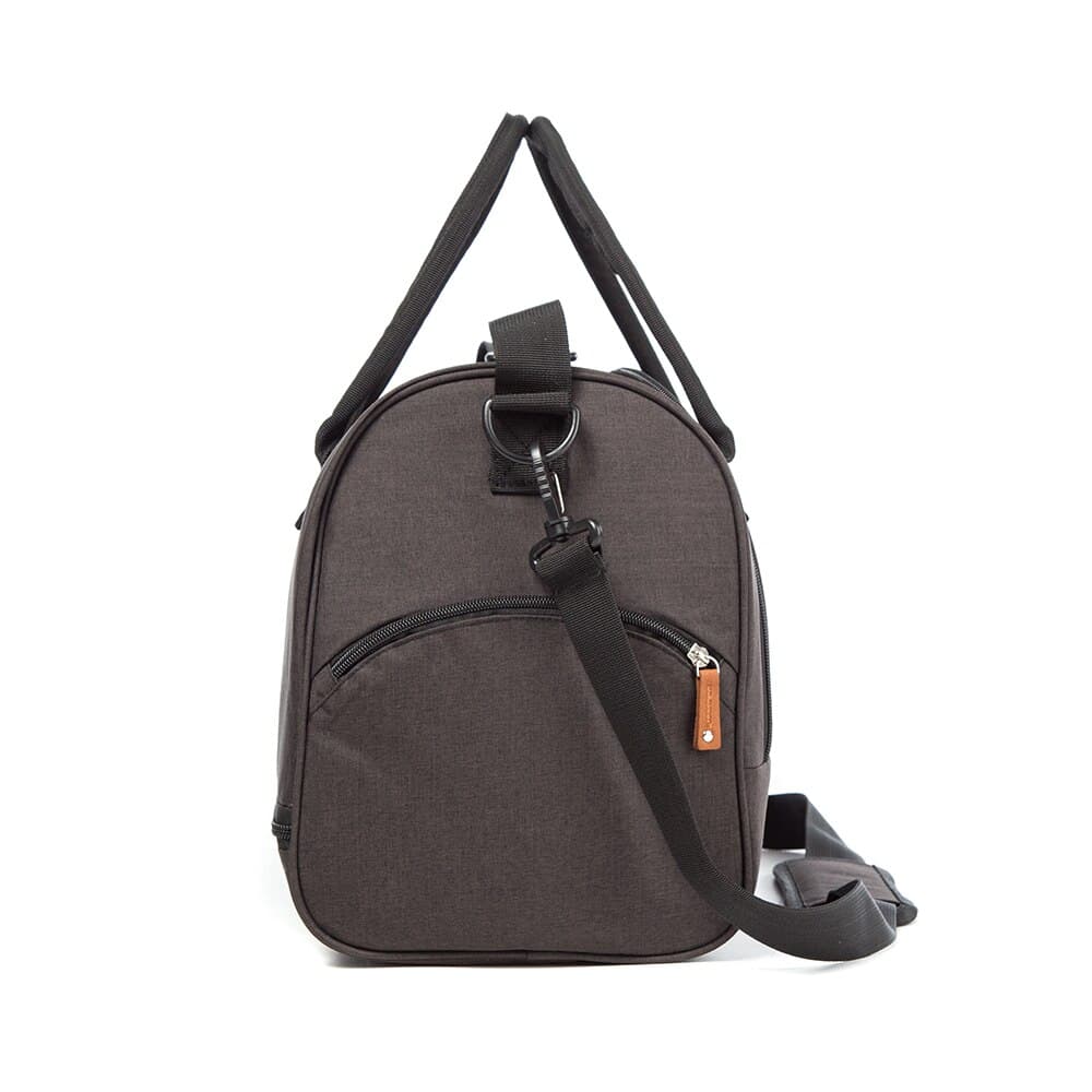 Geanta multifunctionala pentru mamici Cangaroo Jossie Black, Atasare pe carucior, Maner reglabil, Compartiment principal cu fermoar, Compartimente, 2 buzunare pentru biberoane, Saltea pentru schimbat scutece inclusa — imaginea 3