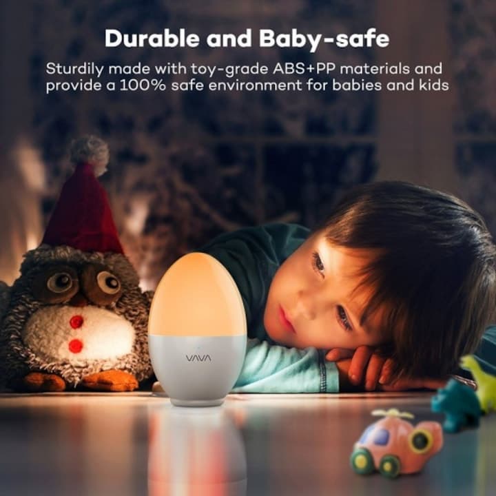 Lampa de veghe Smart VAVA LED cu reglare touch a Intensitatii, lumina calda si rece — imaginea 2
