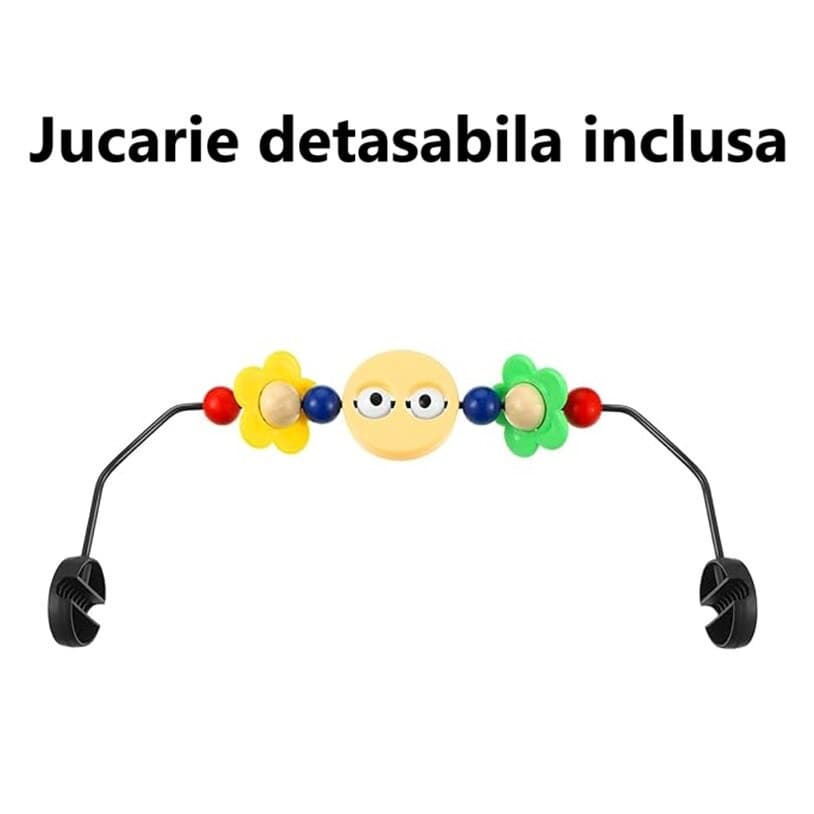 Balansoar Bebelusi, leagan bebe, 3 Pozitii de Inclinare, Pliabil, Material Moale, Albastru deschis — imaginea 3