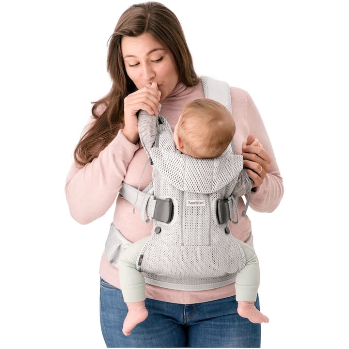 Marsupiu anatomic pentru bebelusi BabyBjorn One Air Anthracite, 3D Mesh — imaginea 2