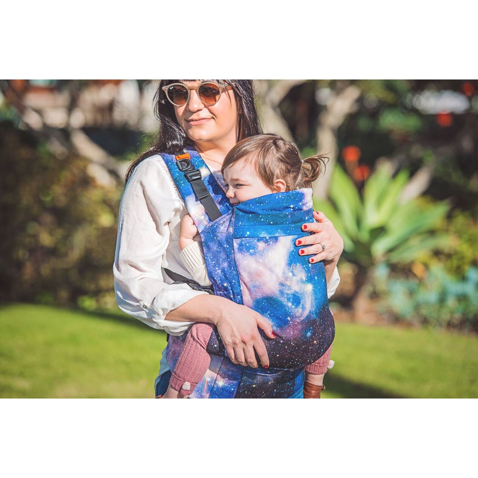 Marsupiu Toddler Carina Nebula, Beco, Bumbac, Albastru cu imprimeu, 1+ ani — imaginea 3