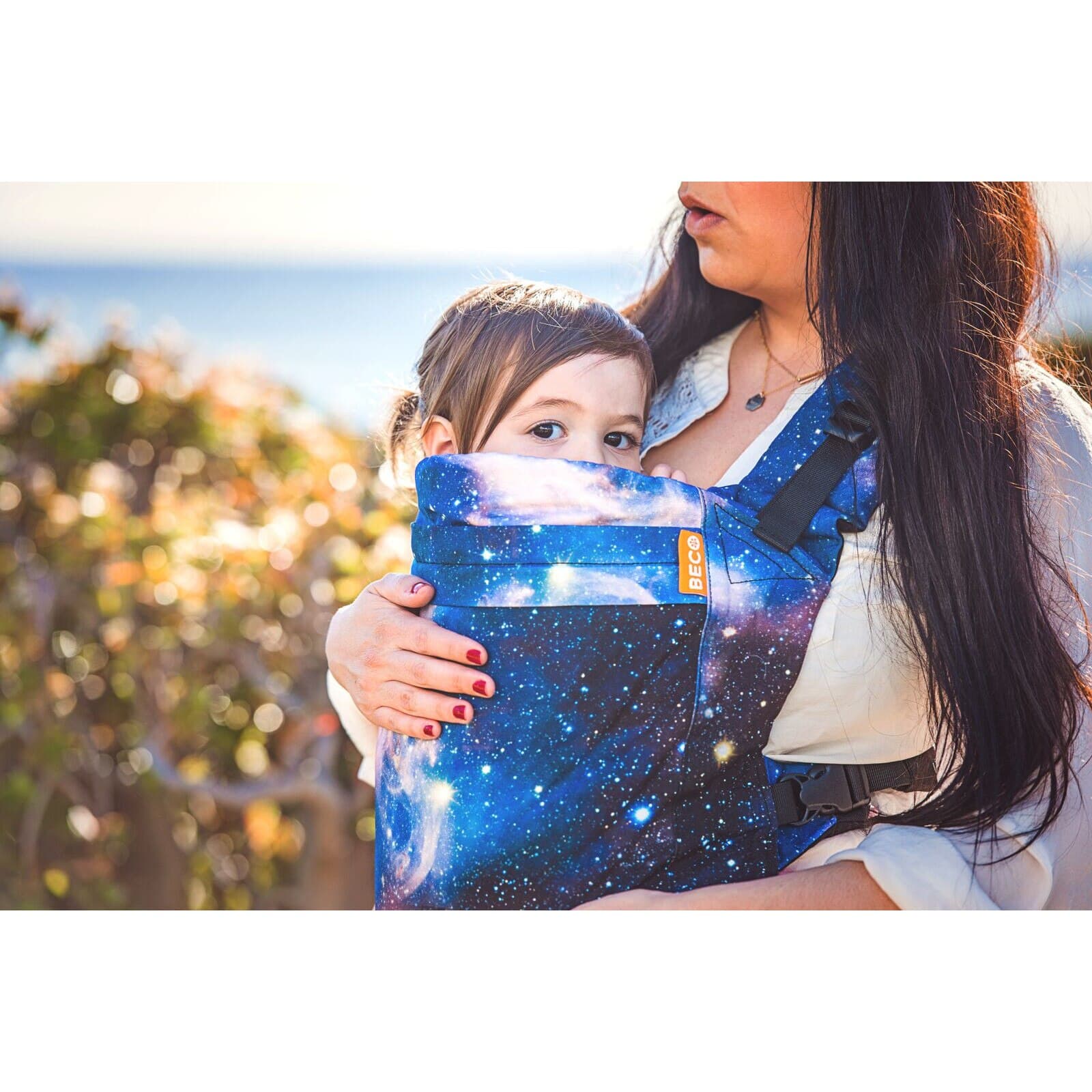 Marsupiu Toddler Carina Nebula, Beco, Bumbac, Albastru cu imprimeu, 1+ ani — imaginea 5