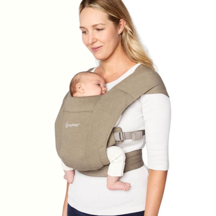 Marsupiu Ergobaby Embrace Olive — imaginea 2