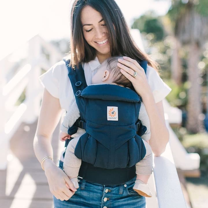 Marsupiu Ergobaby Omni 360 Midnight Blue, pana la 15 kg — imaginea 2