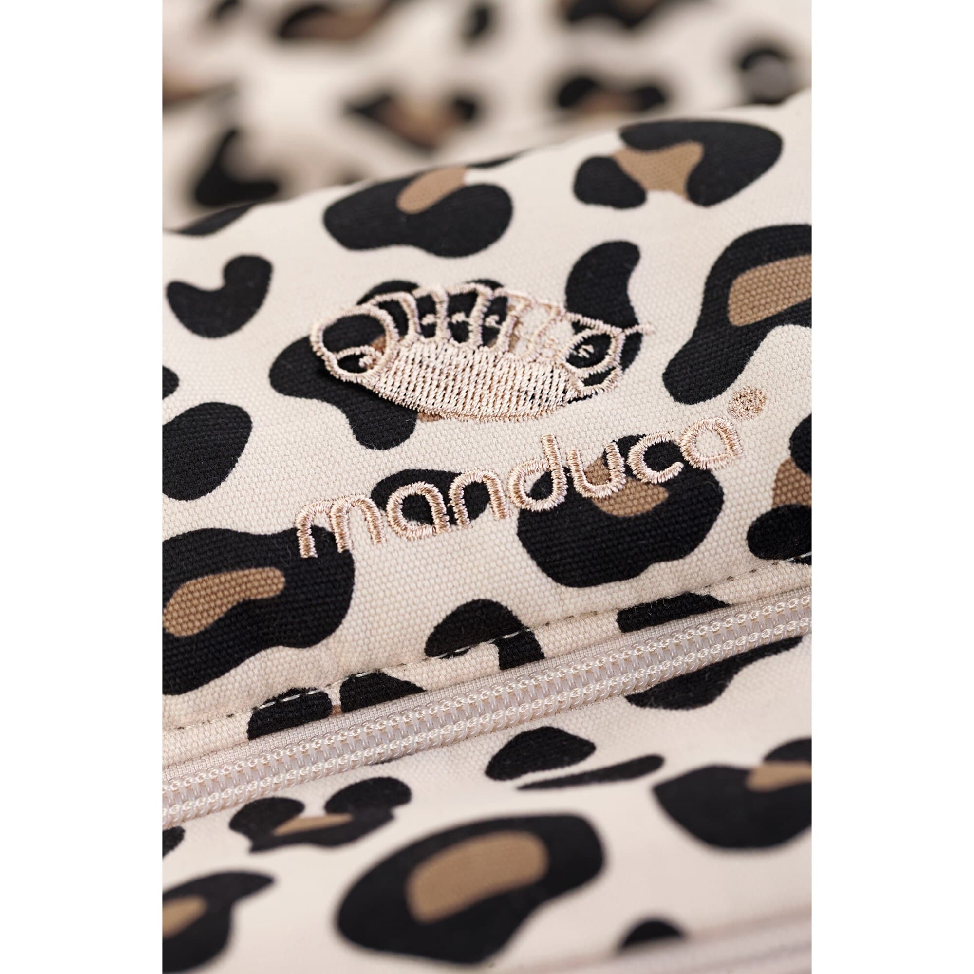 Marsupiu Manduca XT WildLife Leo, pana la 20 kg, 3 pozitii, Negru/Bej — imaginea 4