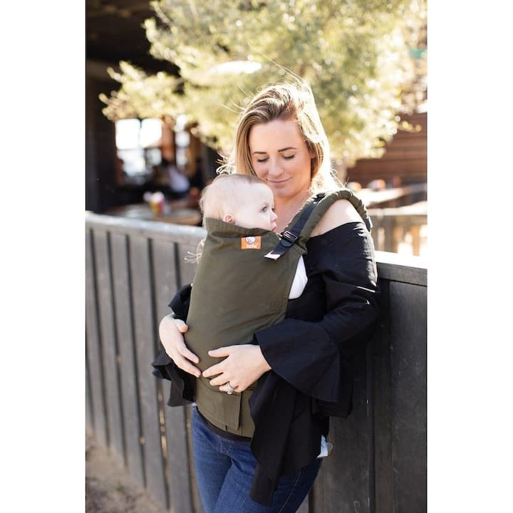 Marsupiu Tula Toddler Canvas Olive, pana la 27 kg — imaginea 2