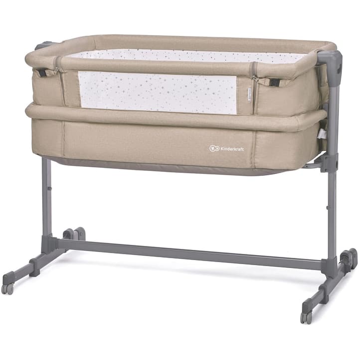 Patut 2 in 1 Co Sleeper Kinderkraft Neste Up, Bej — imaginea 2