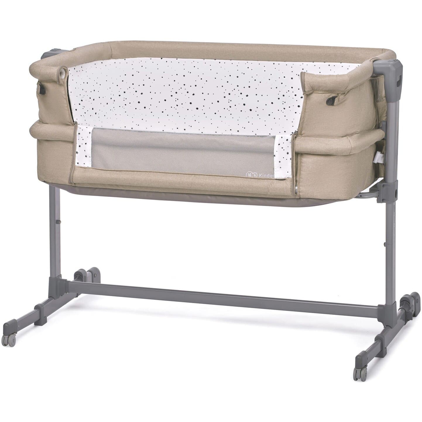Patut 2 in 1 Co Sleeper Kinderkraft Neste Up, Bej — imaginea 3
