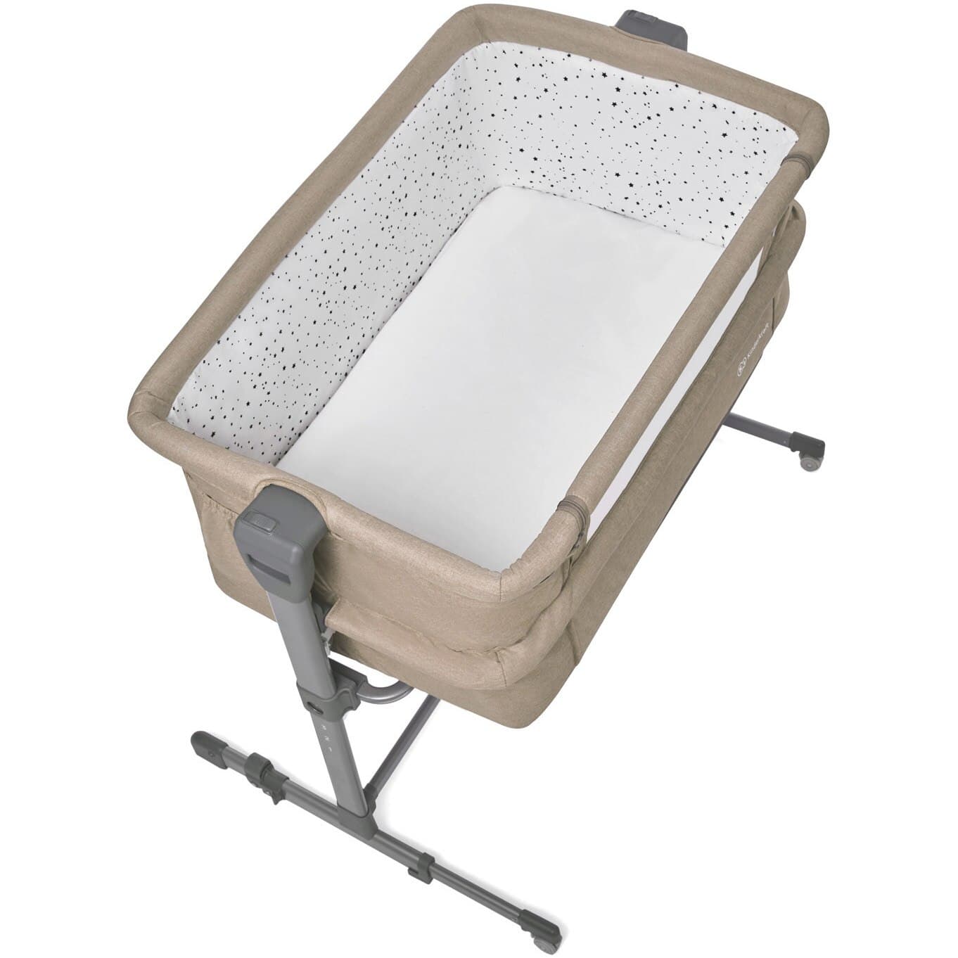 Patut 2 in 1 Co Sleeper Kinderkraft Neste Up, Bej — imaginea 5