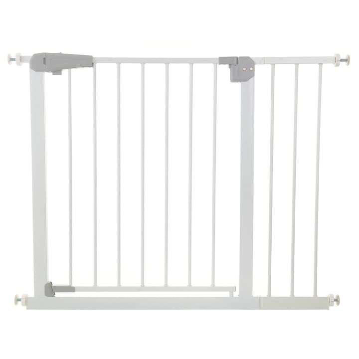 Poarta de Siguranta idealStore Safety Gate pentru Scari, dimensiuni ajustabile 75 - 103 cm, Fabricata din Otel, culoare Alb — imaginea 2