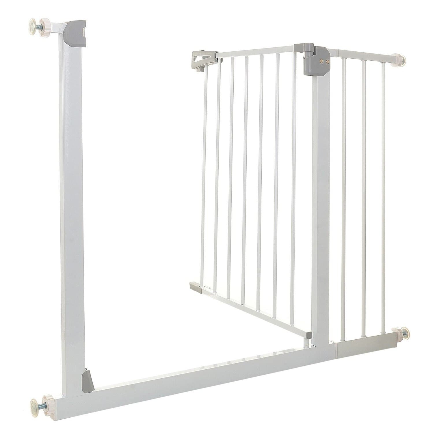 Poarta de Siguranta idealStore Safety Gate pentru Scari, dimensiuni ajustabile 75 - 103 cm, Fabricata din Otel, culoare Alb — imaginea 3