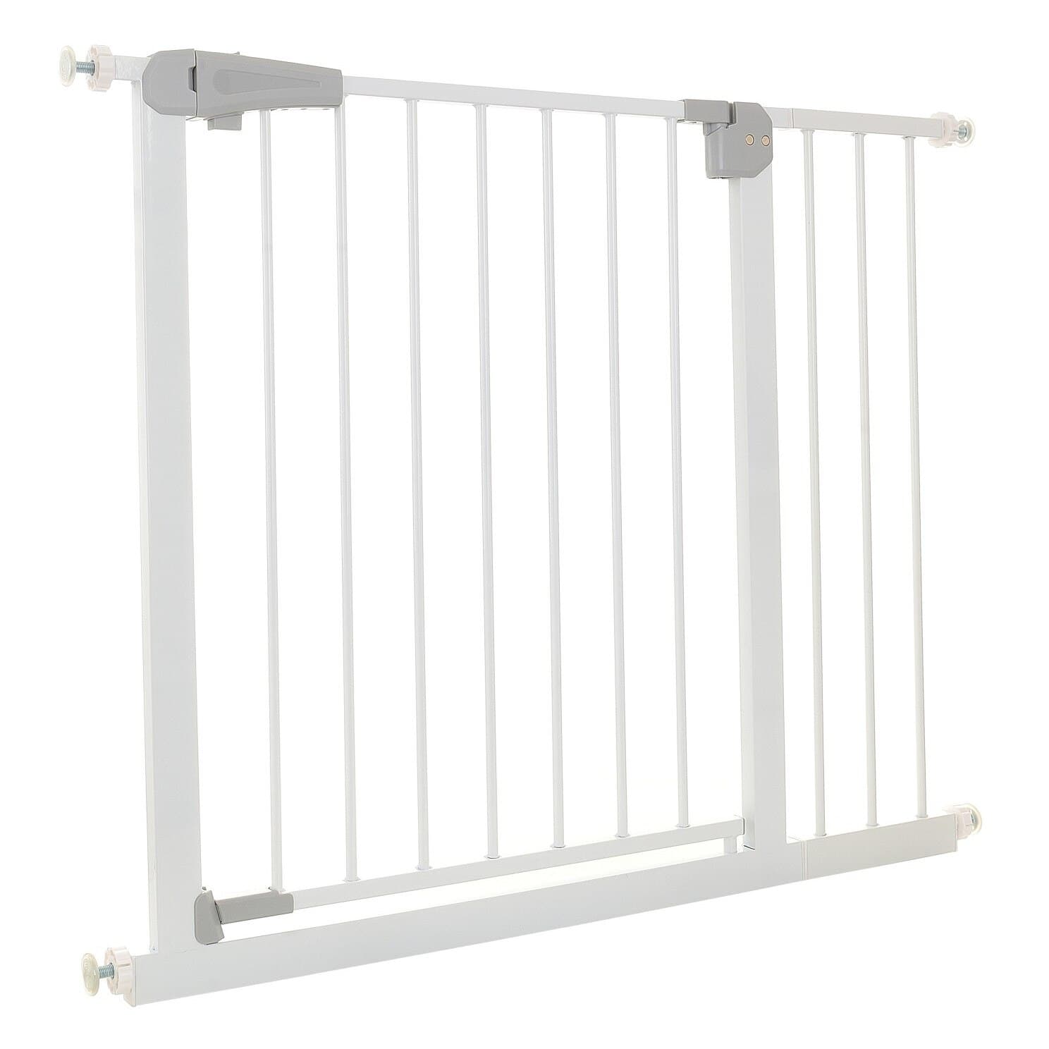 Poarta de Siguranta idealStore Safety Gate pentru Scari, dimensiuni ajustabile 75 - 103 cm, Fabricata din Otel, culoare Alb — imaginea 5
