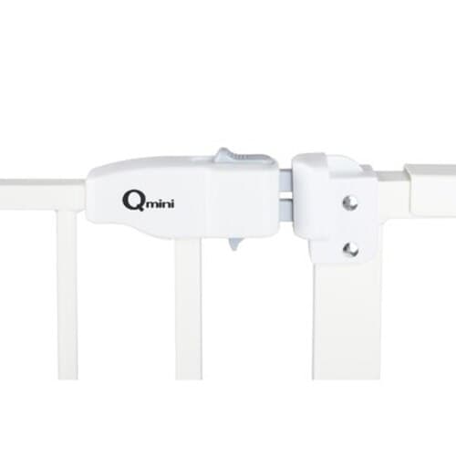 Poarta siguranta Qmini Thor, 74 - 109.4 cm, Inchidere automata, Sistem dublu de blocare, Otel, Alb — imaginea 5