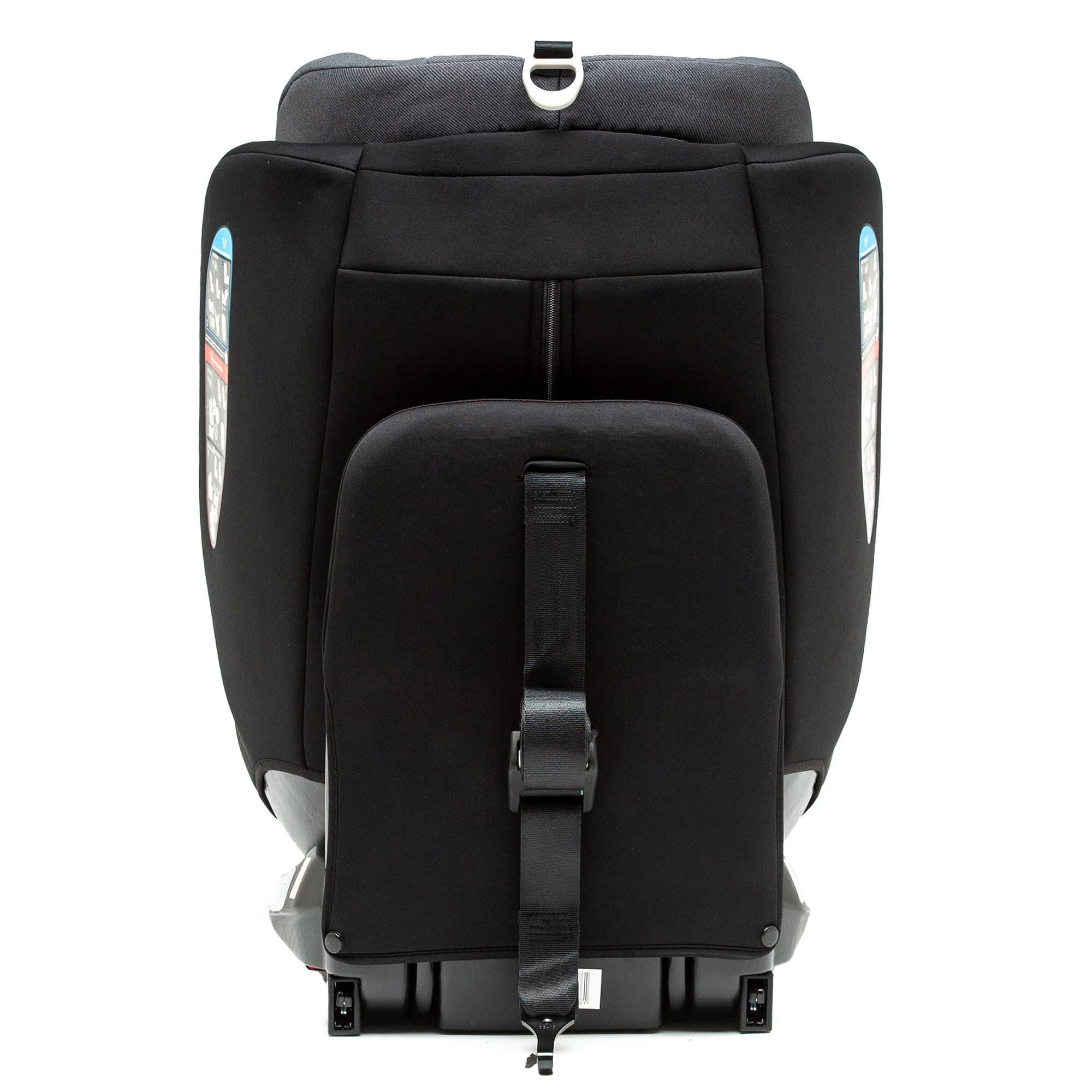 Scaun Auto pentru bebelusi si copii Juju Total 360 i-Size, 40-150 cm, 0-12 ani, ISOFIX cu Top Tether, rotativ 360 grade, pozitie de somn, spatar reglabil in 4 pozitii, tetiera reglabila, husa detasabila si lavabila, negru — imaginea 5