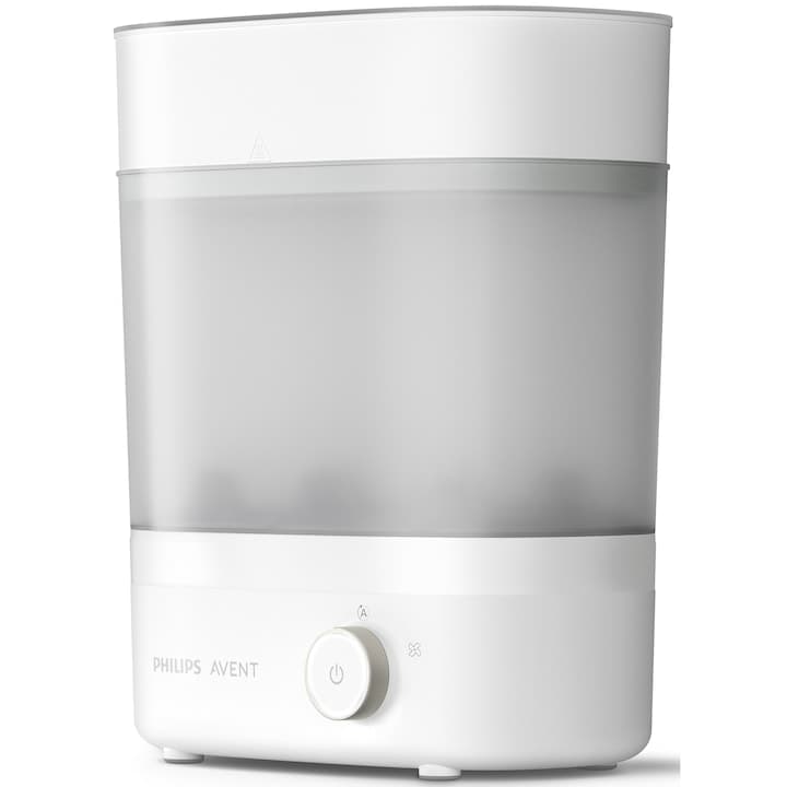 Sterilizator electric si uscator de biberoane Philips Avent Premium SCF293/00, sterilizare si uscare in 40 de min, tava de scurgere, design compact, 220V — imaginea 2