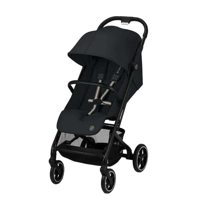 Carucior pentru bebelusi Cybex Gold Beezy Magic Black, cadru negru, negru