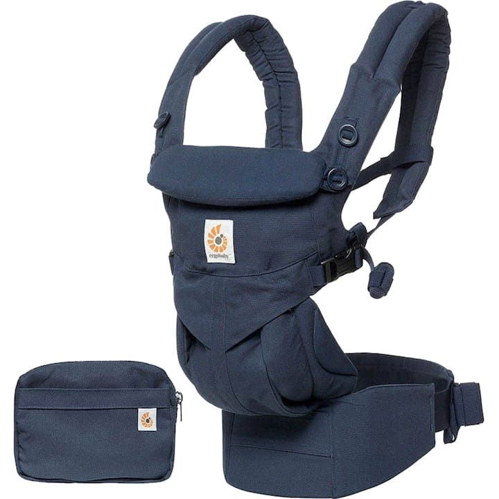 Marsupiu Ergobaby Omni 360 Midnight Blue, pana la 15 kg